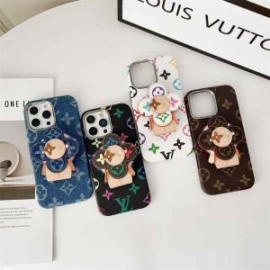 Alternative view of iphone17 ショルダー ケース ハイブランド ルイヴィトン iphone16 ケース iphone17pro/16pro ケース magsafe 対応 ヴィヴィエンヌ グリップ 付き スマホショルダー ハイブランド