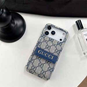 gucci スマホケース iphone17 グッチ iphone ケース 背面 収納 アイフォン 17プロ ケース ハイ ブランド iphone16/16promax ケース カード ケース 付き ブランド スマホケース 流行り