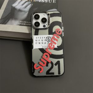 シュプリーム マルジェラ コラボ iphone17 ケース supreme iphone ケース iphone17pro ケース ハイ ブランド iphone16/15pro ケース ストリート ブランド