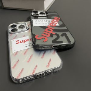 シュプリーム マルジェラ コラボ iphone17 ケース supreme iphone ケース iphone17pro ケース ハイ ブランド iphone16/15pro ケース ストリート ブランド