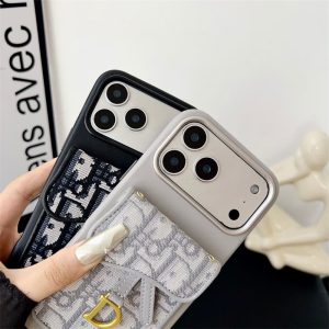 dior iphone17 ケース ディオール スマホケース 17pro iphoneケース ハイ ブランド iphone16/16proケース カード収納 おしゃれ iphone15/14promaxケース 背面収納 かわいい