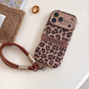 アイフォン17/17pro ケース ハイブランド ディオール スマホケース iphone16/16pro ケース シャネル ヴィトン iphone15/14 ケース ストラップ 付き iphone ケース ヒョウ 柄 ブランド