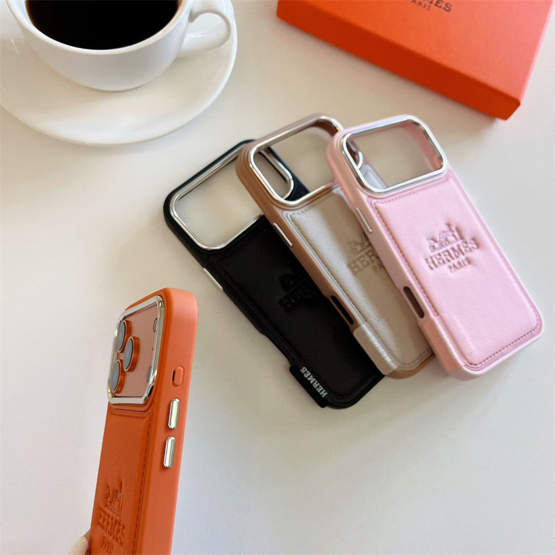 エルメス iphone17 ケース iphone17 プロ ケース ハイ ブランド iphone16/16promaxケース ブランドコピー iphoneケース オレンジ iphone15/14 ケース 高級