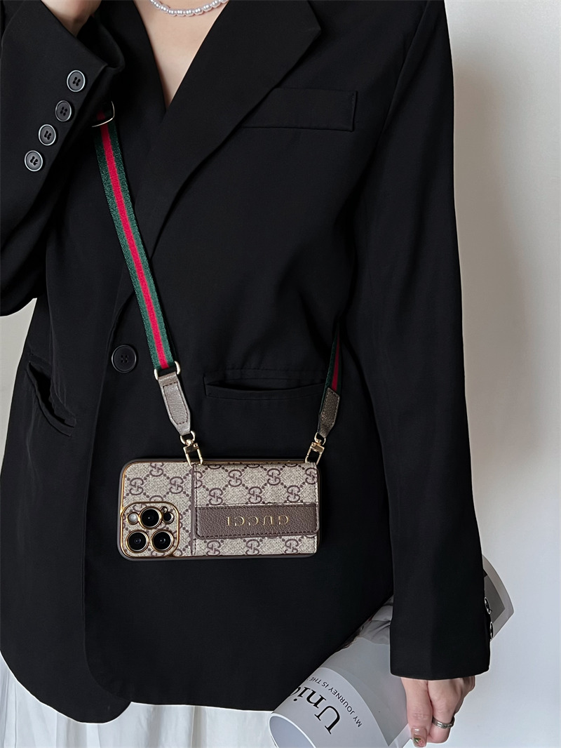 ルイヴィトン iphoneケース 新作 iphone17/17proケース カード 収納 ハイブランド gucci スマホ ショルダー iphone16/16pro max ケース カード ケース 付き スマホケース 肩掛け ブランド