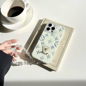 Alternative view of ヴィトン iphone ケース ストラップ付き iphoneケース ブランド ルイ ヴィトン スマホケース 17/17pro ホワイト iphone16/16pro/15ケース 人気女子