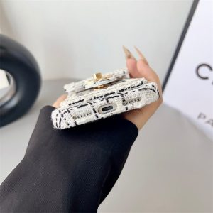 シャネル ツイード iphone17/17pro ケース CHANEL iphone16/16proケース ブランド レディース iphone15/14promaxケース ハイ ブランド iphoneケース ブランド かわいい スマホケース カード 入れ 背面