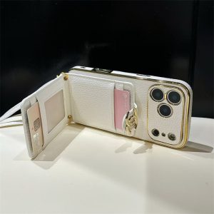 シャネル 携帯ケース ショルダー  chanel iphone17/17pro max ケース iphone16/16pro ケース 背面 収納 ハイ ブランド スマホケース カード入れ iPhoneケース 人気ブランド 女性 30代