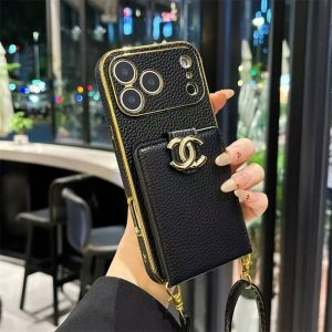 シャネル 携帯ケース ショルダー  chanel iphone17/17pro max ケース iphone16/16pro ケース 背面 収納 ハイ ブランド スマホケース カード入れ iPhoneケース 人気ブランド 女性 30代