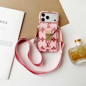 ヴィトン スマホ ショルダー ケース iphone17/17pro ケース 斜めがけ ブランド ルイヴィトン iphone16/16pro maxケース 新作 iphone15/14pro ケース カード 収納 スマホケース 肩掛け
