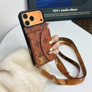 ヴィトン スマホケース ショルダー iphoneケース ミラー 付き iphone17/17proケース ハイブランド 女子/メンズ iphone16/16pro ケース カード 入れ 付き iphone15/14promaxケース 首掛け ブランド