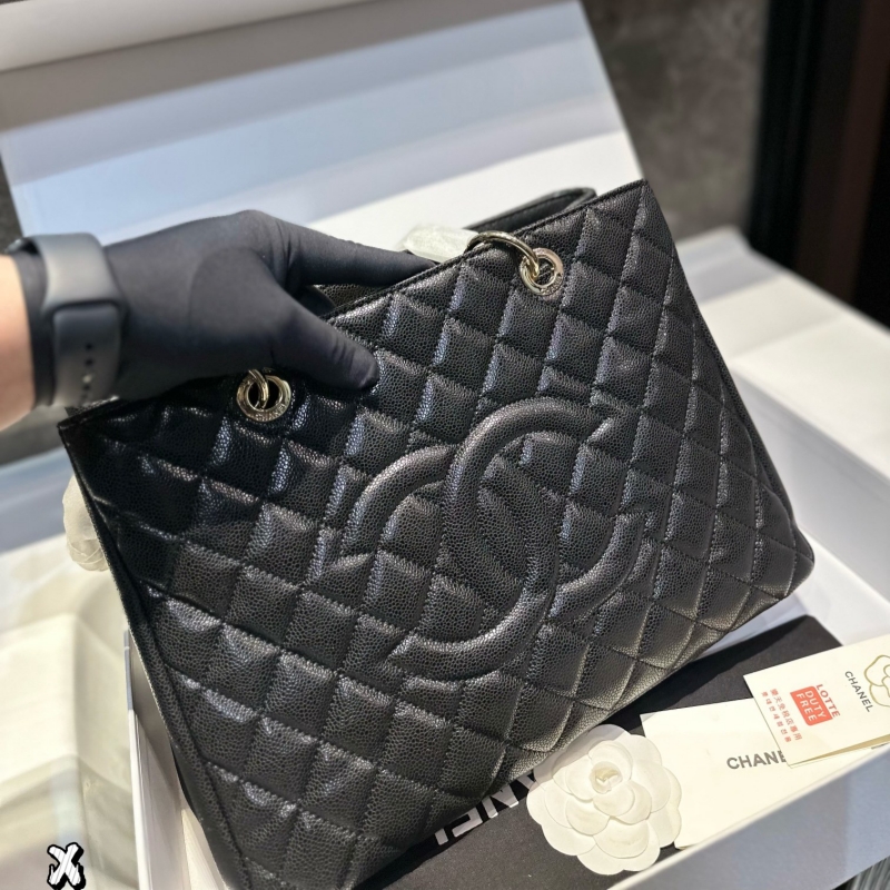シャネル トート バッグ gst chanel バッグ トート バッグ レディース ブランド 女性 バッグ 人気 40代 ハイブランド 流行り廃り のないブランドバッグ