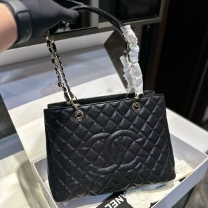 シャネル トート バッグ gst chanel バッグ トート バッグ レディース ブランド 女性 バッグ 人気 40代 ハイブランド 流行り廃り のないブランドバッグ
