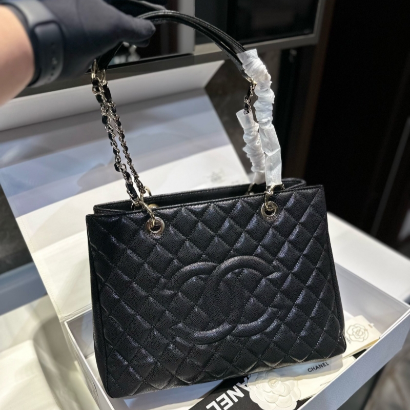 シャネル トート バッグ gst chanel バッグ トート バッグ レディース ブランド 女性 バッグ 人気 40代 ハイブランド 流行り廃り のないブランドバッグ