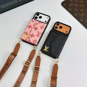 ヴィトン スマホケース ショルダー iphoneケース ミラー 付き iphone17/17proケース ハイブランド 女子/メンズ iphone16/16pro ケース カード 入れ 付き iphone15/14promaxケース 首掛け ブランド