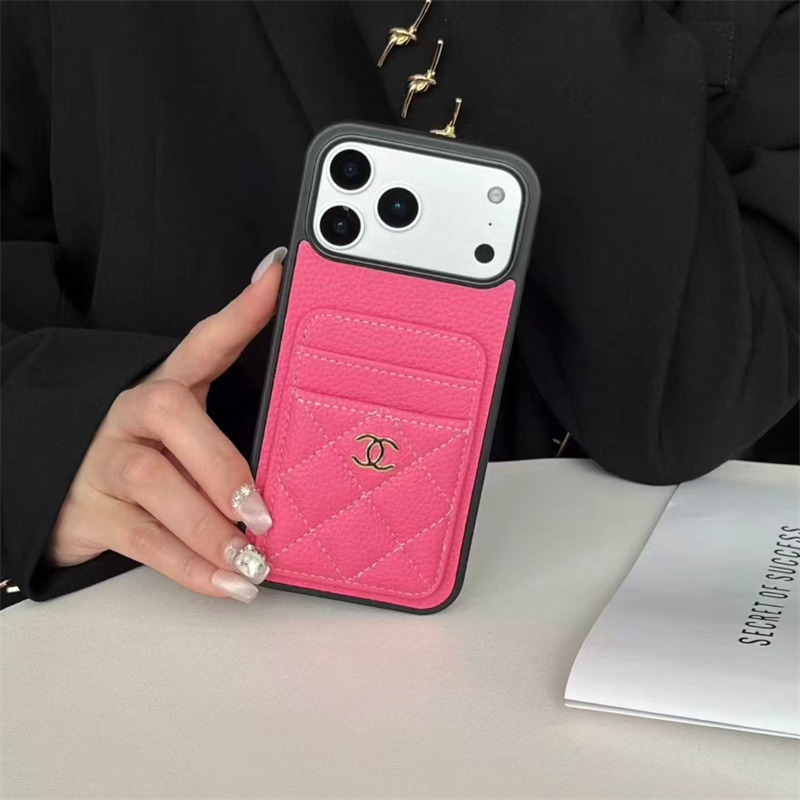 chanel iphone17/17pro ケース シャネル 風 スマホケース iphone16/15pro ケース カード 収納 iphoneケース 背面収納 ハイブランド iphone14/13pro max ケース 女子 ブランド