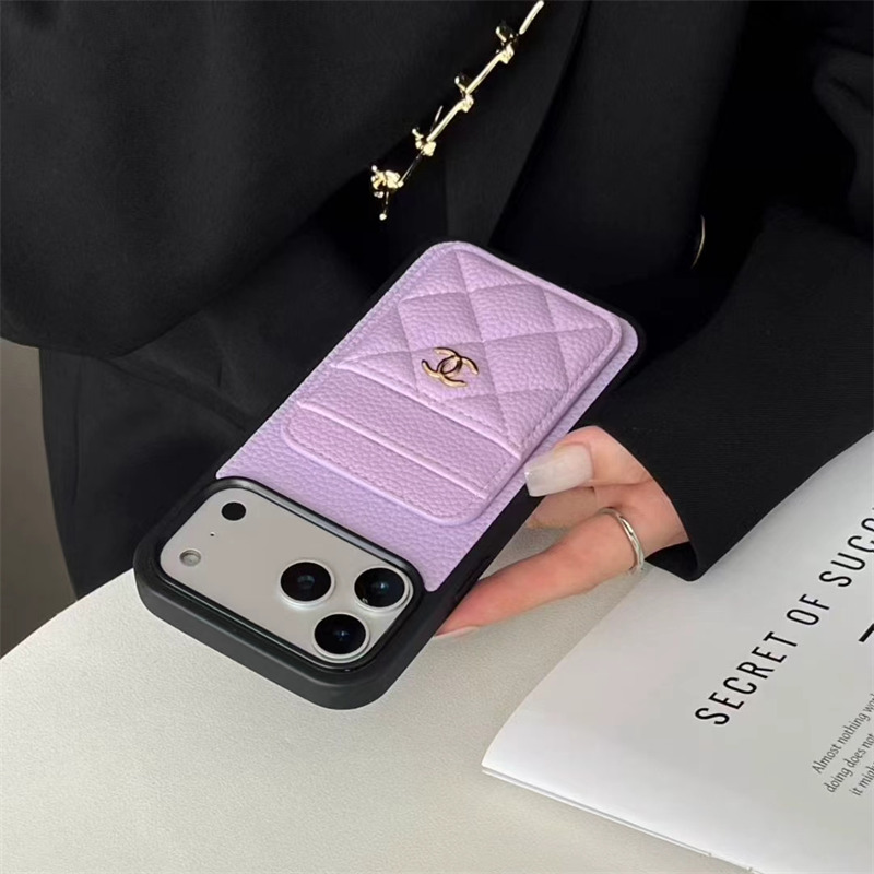 chanel iphone17/17pro ケース シャネル 風 スマホケース iphone16/15pro ケース カード 収納 iphoneケース 背面収納 ハイブランド iphone14/13pro max ケース 女子 ブランド