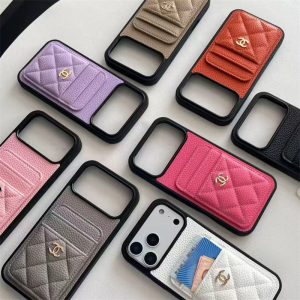 chanel iphone17/17pro ケース シャネル 風 スマホケース iphone16/15pro ケース カード 収納 iphoneケース 背面収納 ハイブランド iphone14/13pro max ケース 女子 ブランド