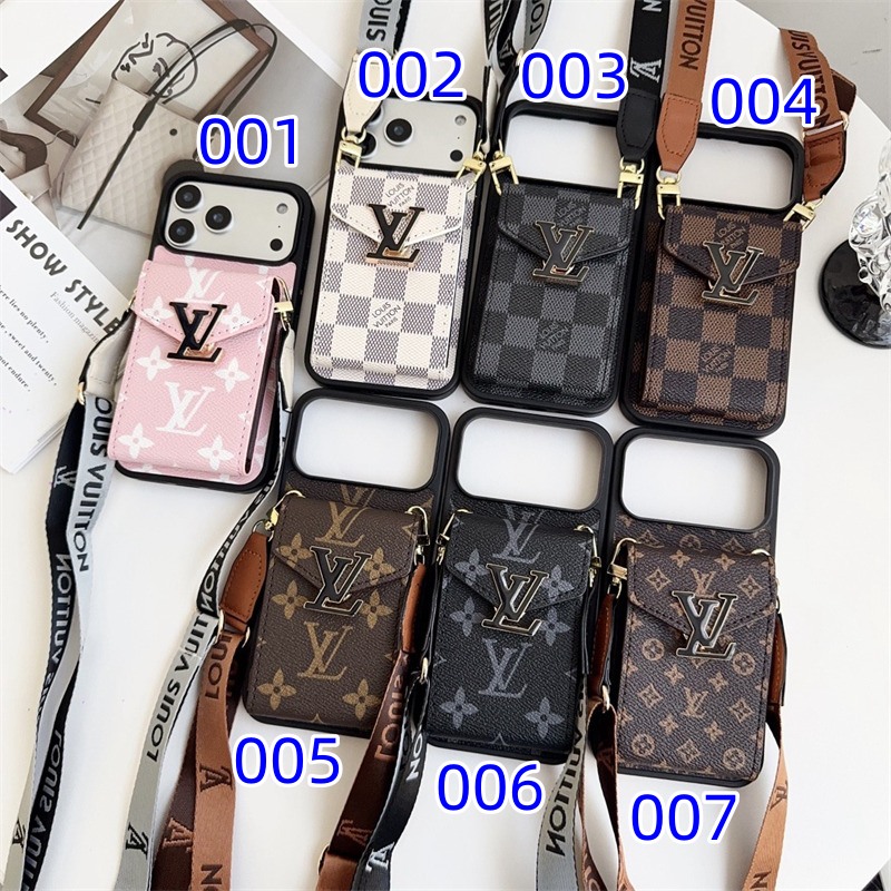 ルイヴィトン iphone17/17proケース ヴィトン スマホ ショルダー iphoneケース カード収納 おしゃれ カードケース 付き iPhone16/16pro maxケース ブランド iphone15/14ケース 斜めがけ 人気ランキング
