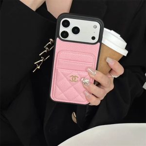 chanel iphone17/17pro ケース シャネル 風 スマホケース iphone16/15pro ケース カード 収納 iphoneケース 背面収納 ハイブランド iphone14/13pro max ケース 女子 ブランド