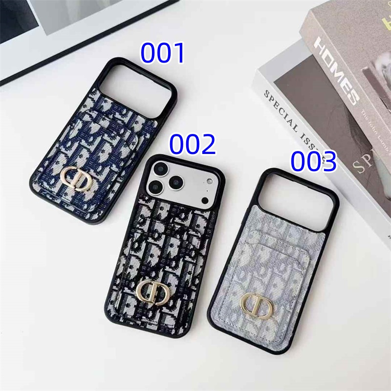 dior iphone17/17pro ケース カード 収納 ディオール 携帯ケース iphone16/16promax ケース カップル お 揃い iphone15/14ケース ブランド コピー iphone ケース ハイ ブランド