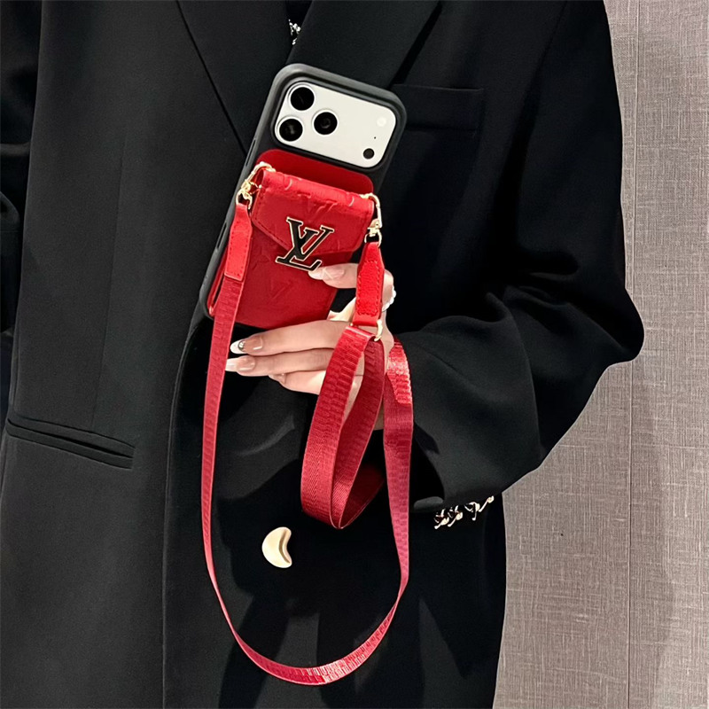 iphone17/17pro ケース ハイ ブランド レディース ルイヴィトン スマホショルダー ヴィトン 型 押し iphone16/16pro max ケース ショルダー iphone15/14pro ケース カード ケース 付き 