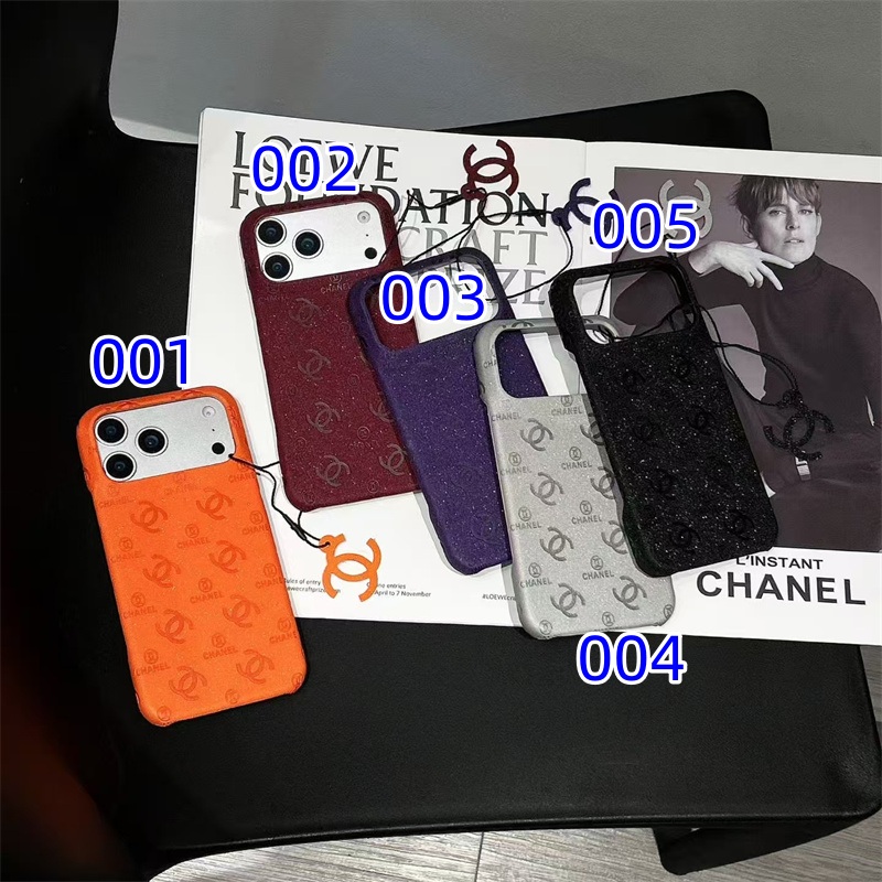 chanel iphone17/17pro ケース 型 押し スマホケース シャネル風 iphone16/16proケース ブランド レディース iphone15/14ケース キラキラ ブランド iphone ケース お 揃い カップル