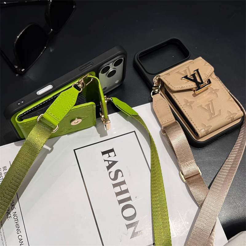 iphone17/17pro ケース ハイ ブランド レディース ルイヴィトン スマホショルダー ヴィトン 型 押し iphone16/16pro max ケース ショルダー iphone15/14pro ケース カード ケース 付き 