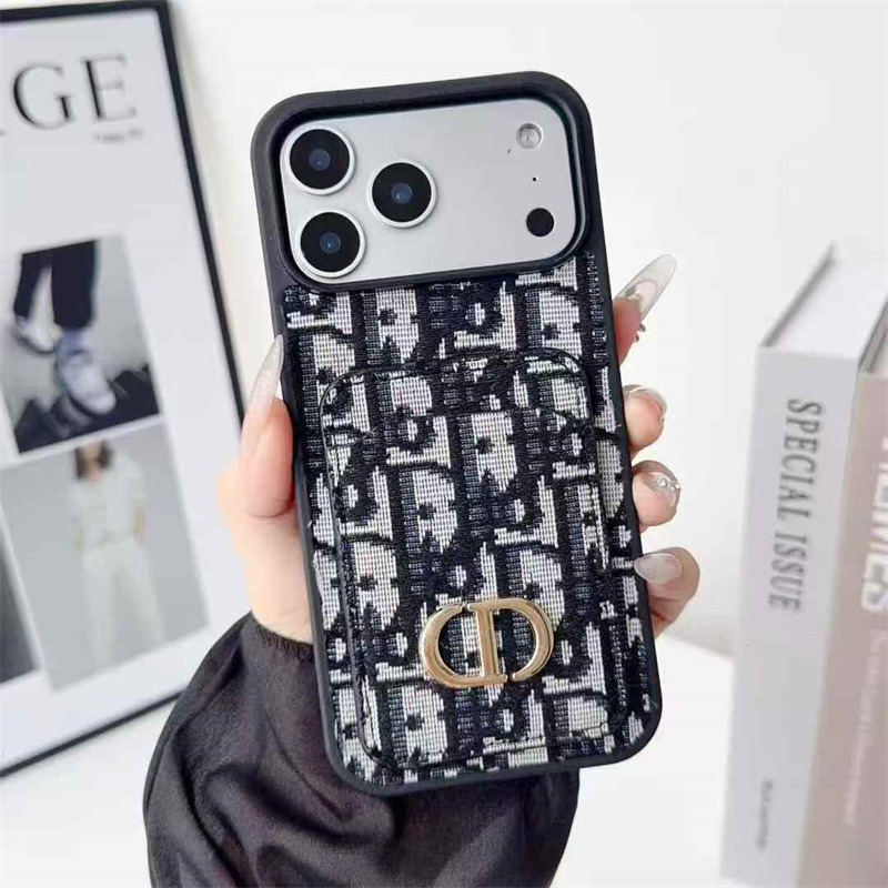 dior iphone17/17pro ケース カード 収納 ディオール 携帯ケース iphone16/16promax ケース カップル お 揃い iphone15/14ケース ブランド コピー iphone ケース ハイ ブランド
