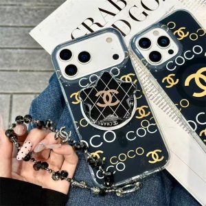 chanel スマホケース グリップ 付き マグセーフ 対応 ケース ブランド シャネルアイフォン17/17プロケース iphone16/16proケース 韓国アイドル iphoneケース スタンド機能