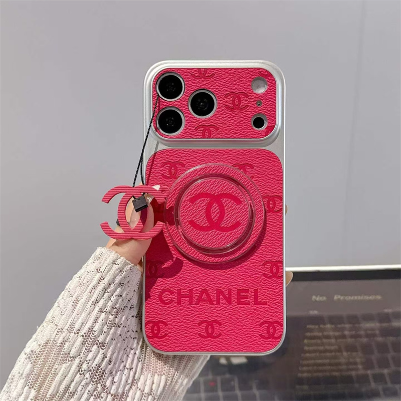 シャネル iphone17/17pro ケース magsafe 対応 ケース ブランド chanel スマホケース iphone16/16pro max スマホケース グリップ スタンド iphone15/15proケース 人気 女子