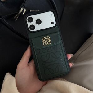 ロエベ アイフォン17/17プロ ケース ハイブランド iphone16/16pro ケース アナグラム loewe iphone15/15pro ケース iphone ケース カード ケース 付き iphone カバー ブランド