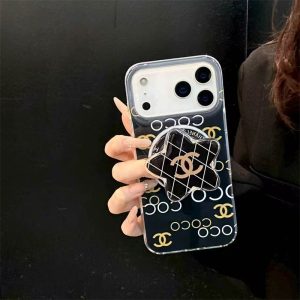 chanel スマホケース グリップ 付き マグセーフ 対応 ケース ブランド シャネルアイフォン17/17プロケース iphone16/16proケース 韓国アイドル iphoneケース スタンド機能