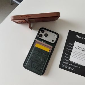 ロエベ アイフォン17/17プロ ケース ハイブランド iphone16/16pro ケース アナグラム loewe iphone15/15pro ケース iphone ケース カード ケース 付き iphone カバー ブランド