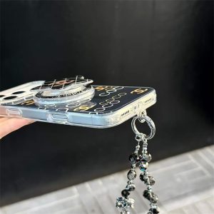 chanel スマホケース グリップ 付き マグセーフ 対応 ケース ブランド シャネルアイフォン17/17プロケース iphone16/16proケース 韓国アイドル iphoneケース スタンド機能