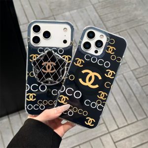 chanel スマホケース グリップ 付き マグセーフ 対応 ケース ブランド シャネルアイフォン17/17プロケース iphone16/16proケース 韓国アイドル iphoneケース スタンド機能