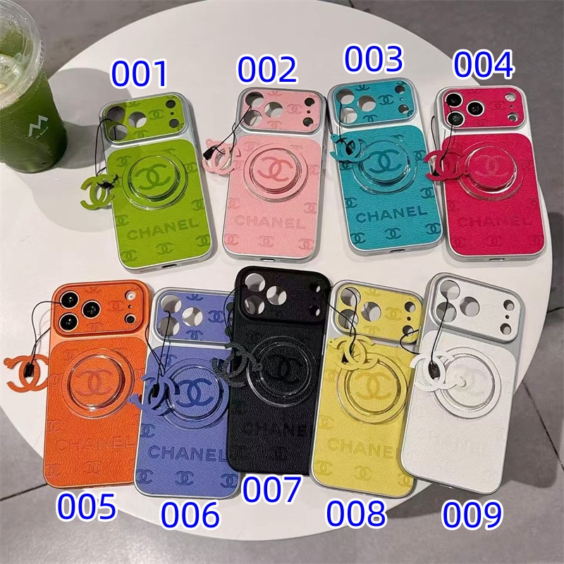 シャネル iphone17/17pro ケース magsafe 対応 ケース ブランド chanel スマホケース iphone16/16pro max スマホケース グリップ スタンド iphone15/15proケース 人気 女子
