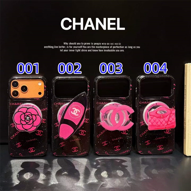 シャネル iphoneケース マグセーフ chanel 携帯ケース グリップ 付き iphoneケース 人気女子 iphoneケース ブランド かわいい アイフォンケース ハイブランド