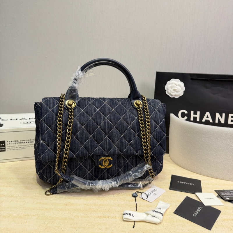 シャネル デニム バッグ 女性 バッグ 人気 30 代 /40 代 ハイ ブランド chanel ハンドバッグ バッグ レディース 人気 ブランド マトラッセ バッグ