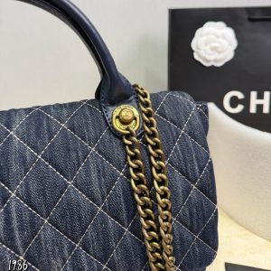 シャネル デニム バッグ 女性 バッグ 人気 30 代 /40 代 ハイ ブランド chanel ハンドバッグ バッグ レディース 人気 ブランド マトラッセ バッグ