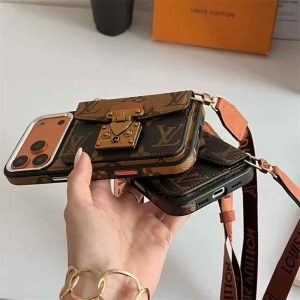 ヴィトン iphone ケース ショルダー iphone17/17pro ケース ストラップ 付き ルイヴィトン iphoneケース メンズ/レディース スマホ ショルダー ハイ ブランド 2026 iphone ケース 斜めがけ - 画像 (3)