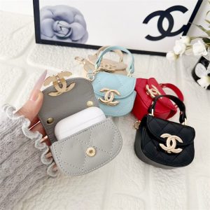 Alternative view of airpods proケース シャネル airpods ケース ハイブランド AirPods Pro 3 ケース CHANEL airpods proケース 人気 かわいい カバン チャーム