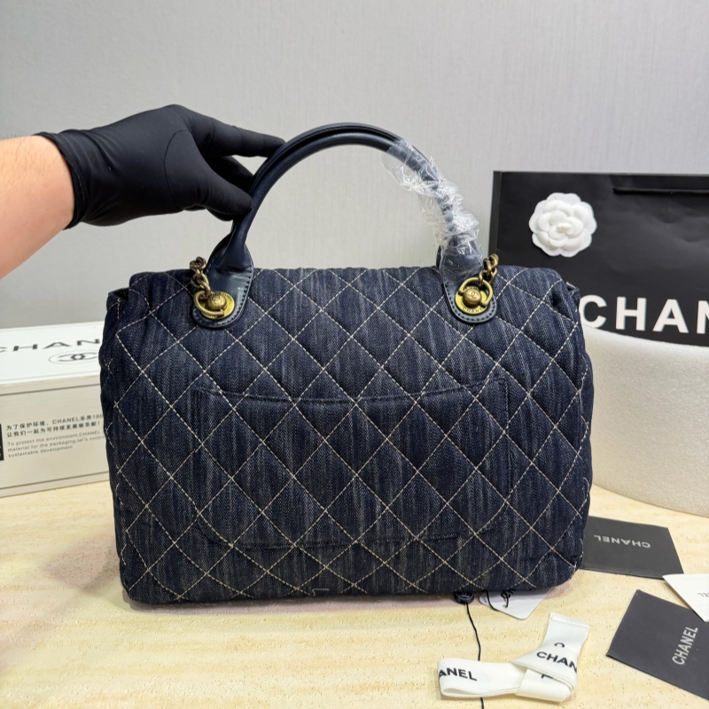 シャネル デニム バッグ 女性 バッグ 人気 30 代 /40 代 ハイ ブランド chanel ハンドバッグ バッグ レディース 人気 ブランド マトラッセ バッグ