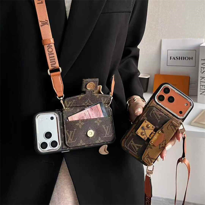 ヴィトン iphone ケース ショルダー iphone17/17pro ケース ストラップ