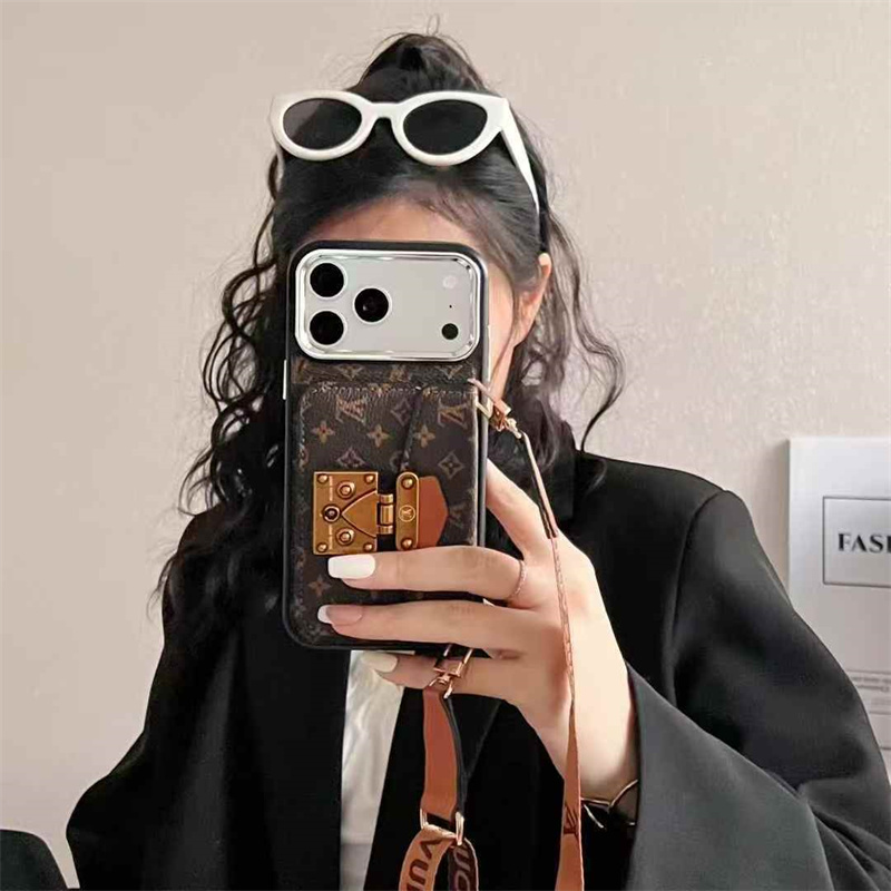 ヴィトン iphone ケース ショルダー iphone17/17pro ケース ストラップ