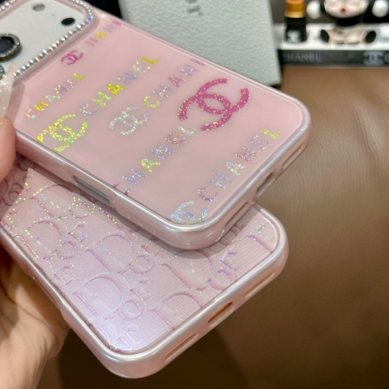 シャネル iphone17/17pro ケース ガラス iphoneケース 人気ブランド 女子 スマホケース chanel iphone16/16promax ケース キラキラ ストーン アイフォン15/15プロケースブランド
