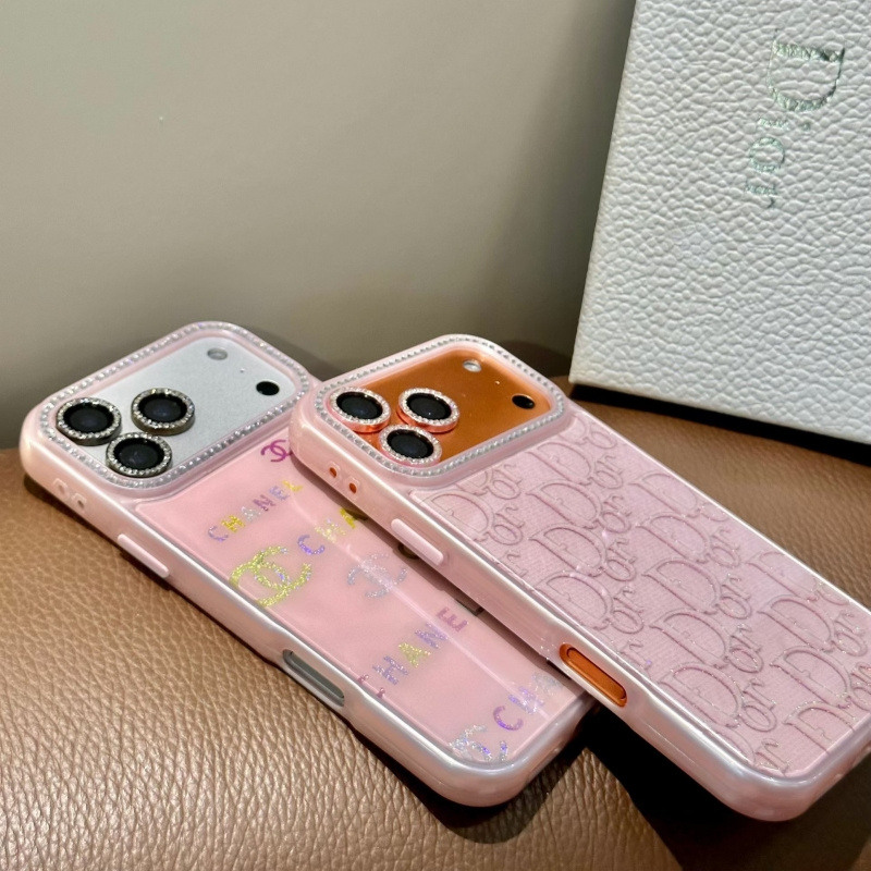 シャネル iphone17/17pro ケース ガラス iphoneケース 人気ブランド 女子 スマホケース chanel iphone16/16promax ケース キラキラ ストーン アイフォン15/15プロケースブランド