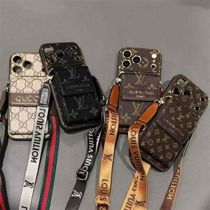 ヴィトン スマホ ショルダー ケース カード 収納 ルイ ヴィトン iphone17/17pro ケース 2026 新作 スマホケース ショルダー 人気 ランキング iphone16/16promax/15/14ケース 斜めがけ ブランド