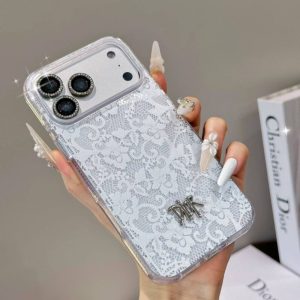 Alternative view of dior iphone ケース レース ディオール アイフォンケース 18プロ iphone17/17pro ケース ブランド レディース ハイブランド iphone16/15proケース カメラ保護リング 付き