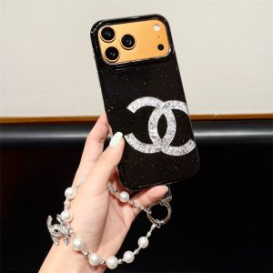 Alternative view of シャネル iphone18pro ケース iphoneケース 人気ブランド 女性 30代 スマホケース パール チェーン 付き iphone17/17proケース 可愛い ブランド iphone16/16promaxケース ハイ ブランド