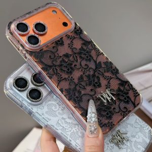 dior iphone ケース レース ディオール アイフォンケース 18プロ iphone17/17pro ケース ブランド レディース ハイブランド iphone16/15proケース カメラ保護リング 付き - 画像 (5)